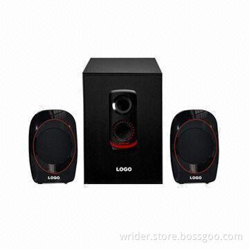 2.1-channel System Speakers with 6 Ohms Impedance